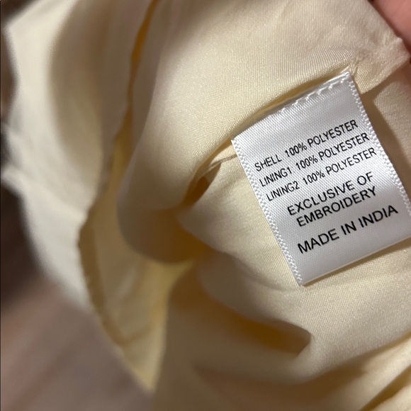 Jessakae Honey Bee Dress yellow mesh puff sleeves XS - Picture 10 of 12